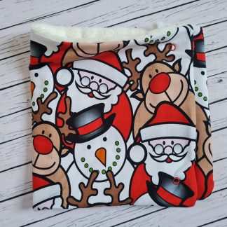 Popper Snood for Children - Christmas