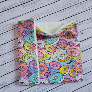 Popper Snood for Children - Colourful Doughnuts