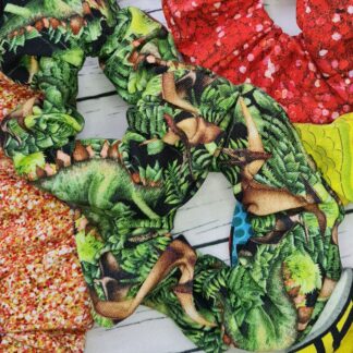 Hair Scrunchy - Dinosaur