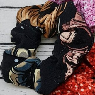 Hair Scrunchy - Space-person on Skateboard