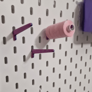 Peg Board Spool Holder x 4